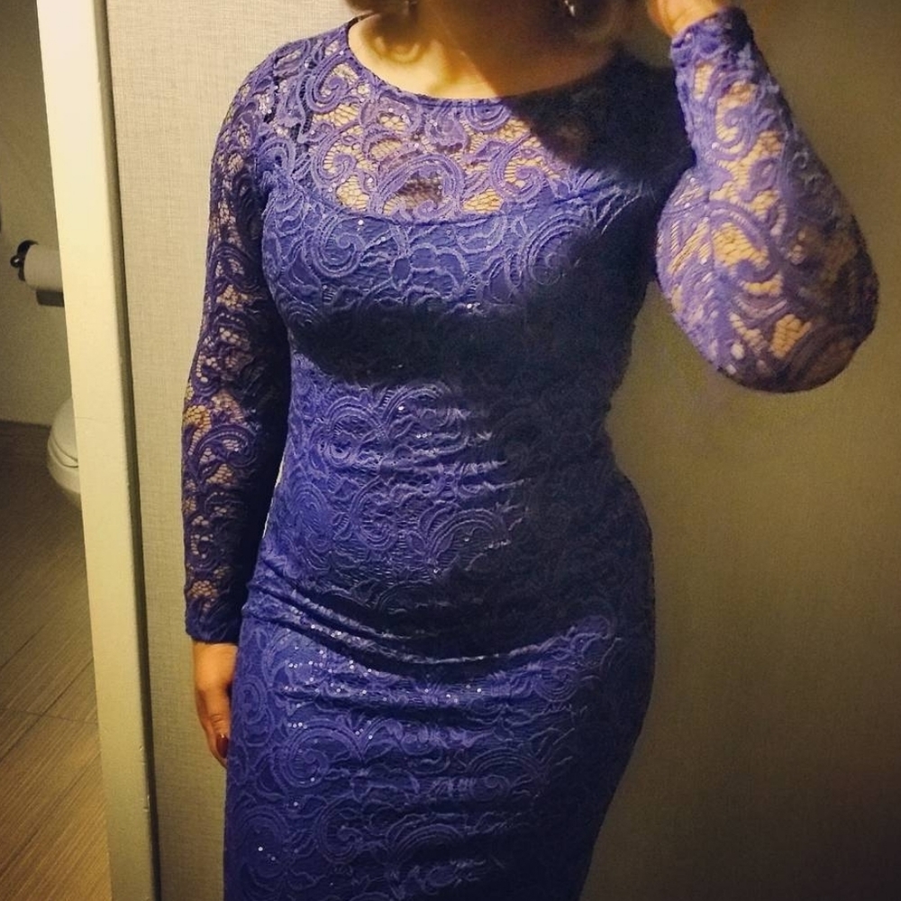 Lace sequin Gown
